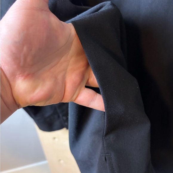 FIGS Nala Long Sleeve Scrub Polo Top in Black W21SW1056 Size XL - Picture 5 of 7